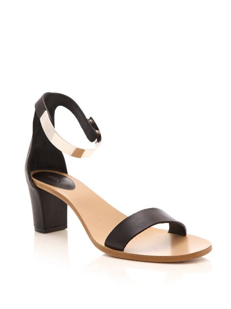 chloe block heel sandals.